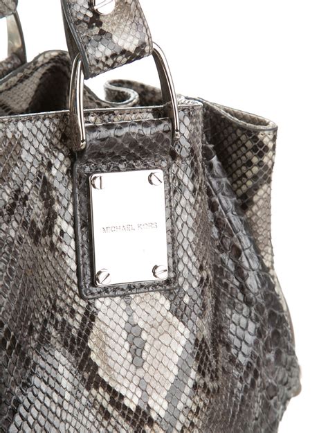 red snakeskin michael kors bag|snakeskin Michael Kors collection handbags.